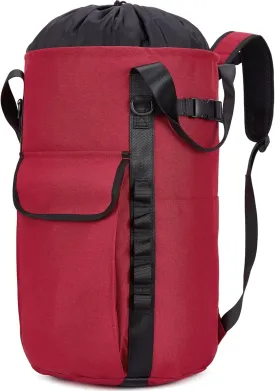 Arborist Rope Bag, 35L Tree Climbing Rope Bag, Arborist Equipment Bucket Backpack, Arborist Gear Carrier Bag with Side Pockets, Tough Rock Climbing Backpack, Rock and Tree Climbing Gear