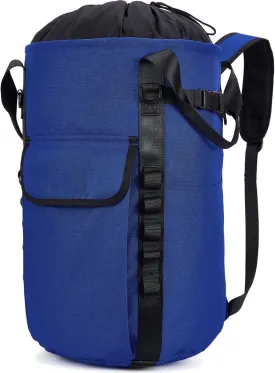 Arborist Rope Bag, 35L Tree Climbing Rope Bag, Arborist Equipment Bucket Backpack, Arborist Gear Carrier Bag with Side Pockets, Tough Rock Climbing Backpack, Rock and Tree Climbing Gear