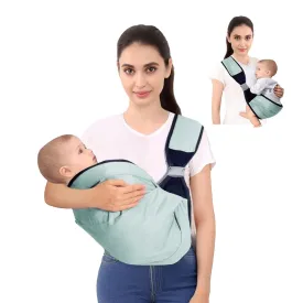 Baby Sling Carrier,Baby Carrier Newborn to Toddler, Adjustable Lightweight Breathable Carrier, Infant Hip Seat Carrier for Toddler Sling, Nursing Sling Wrap Carries 7-45 Lbs, Green