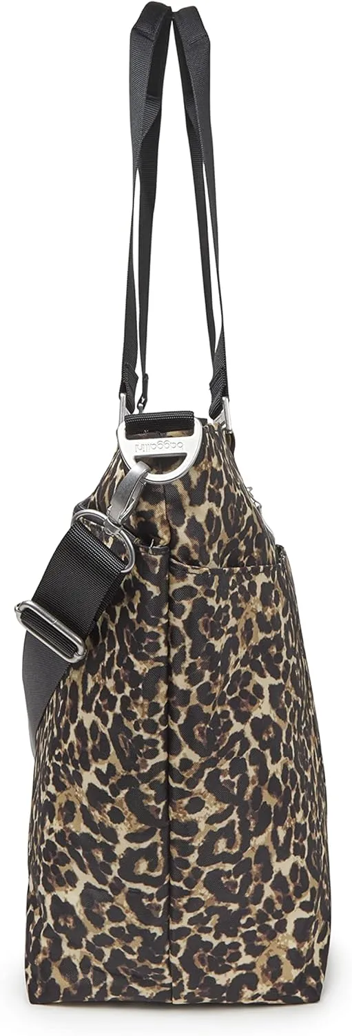 Baggallini Avenue Tote - Medium 12x18 Inch Travel Crossbody Shoulder Bag - Lightweight Laptop Tote Bag