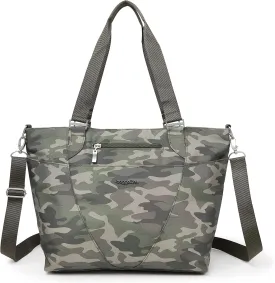 Baggallini Avenue Tote - Medium 12x18 Inch Travel Crossbody Shoulder Bag - Lightweight Laptop Tote Bag