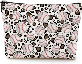 Baseball Gifts Makeup Bag Baseball Accessories Cosmetic Bag Baseball Party Favor Baseball Team Gifts for Women Girls Female Her Baseball Lovers Coach Player Friend Daughter Christmas Birthday