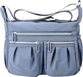 Beach Tote Bag Girls' Polyester New Small Square Bag Portable Shoulder Drawstring Crossbody Bags For Outdoor Beach Travel J