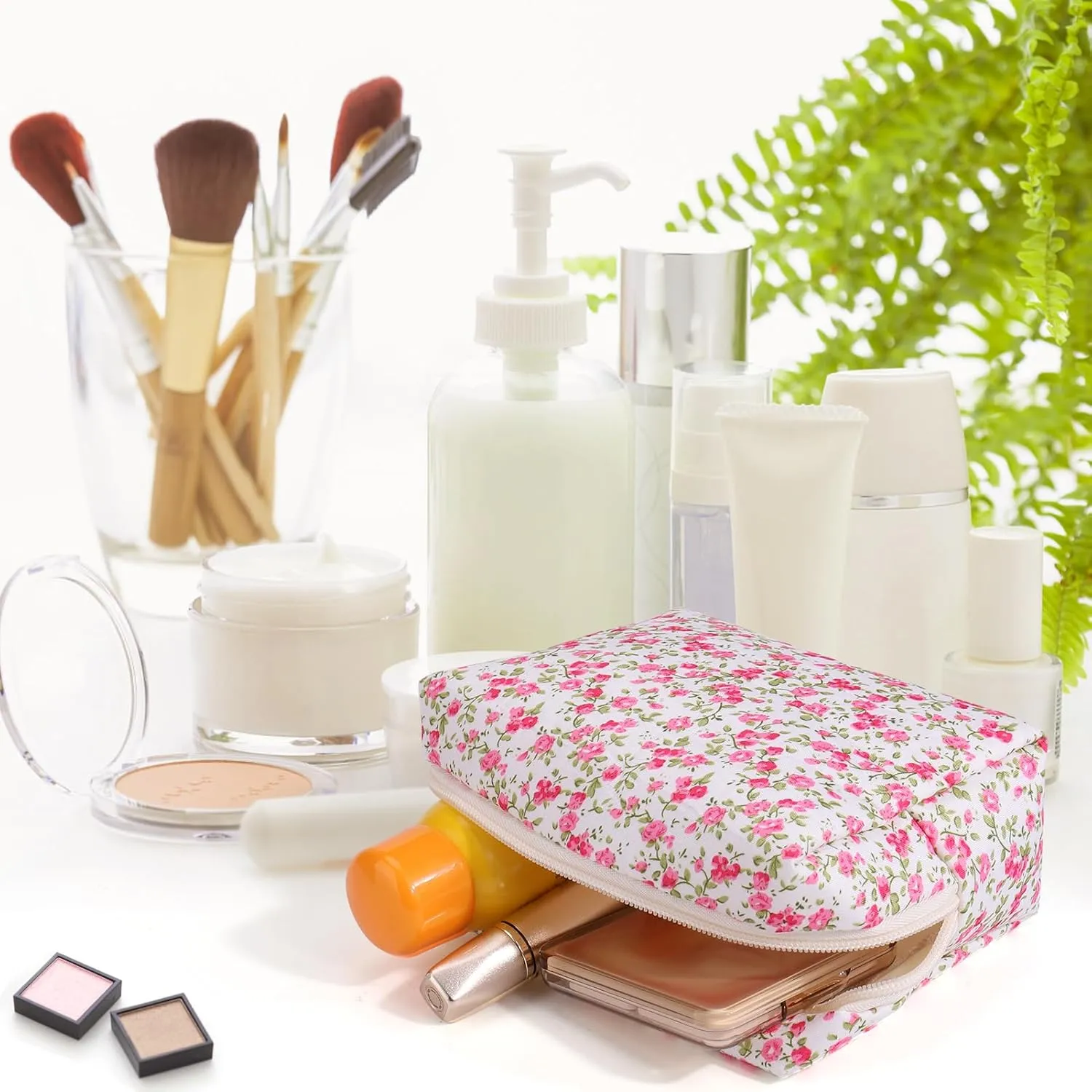 BUSOHA Small Makeup Bag for Purse,