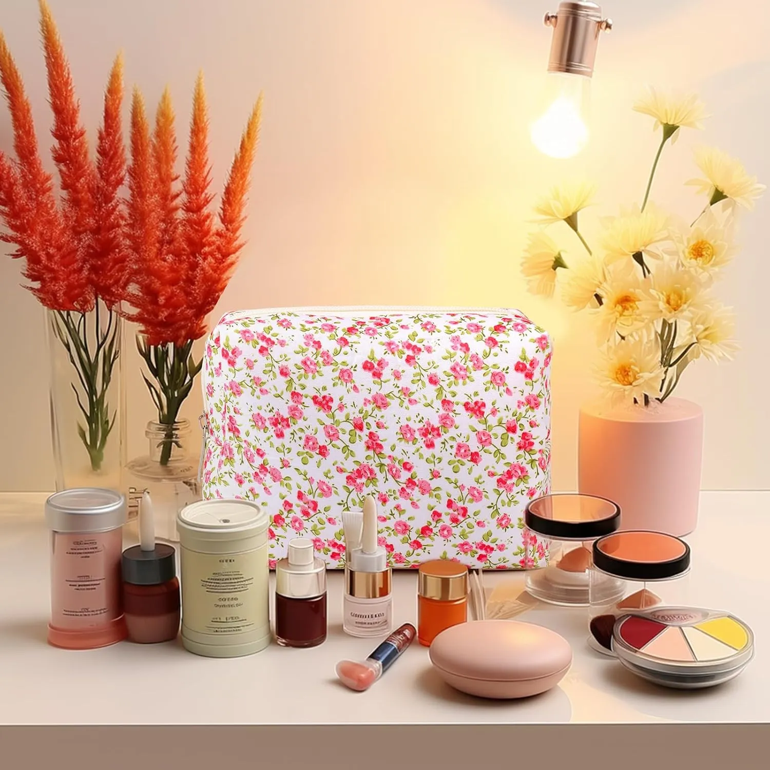 BUSOHA Small Makeup Bag for Purse,