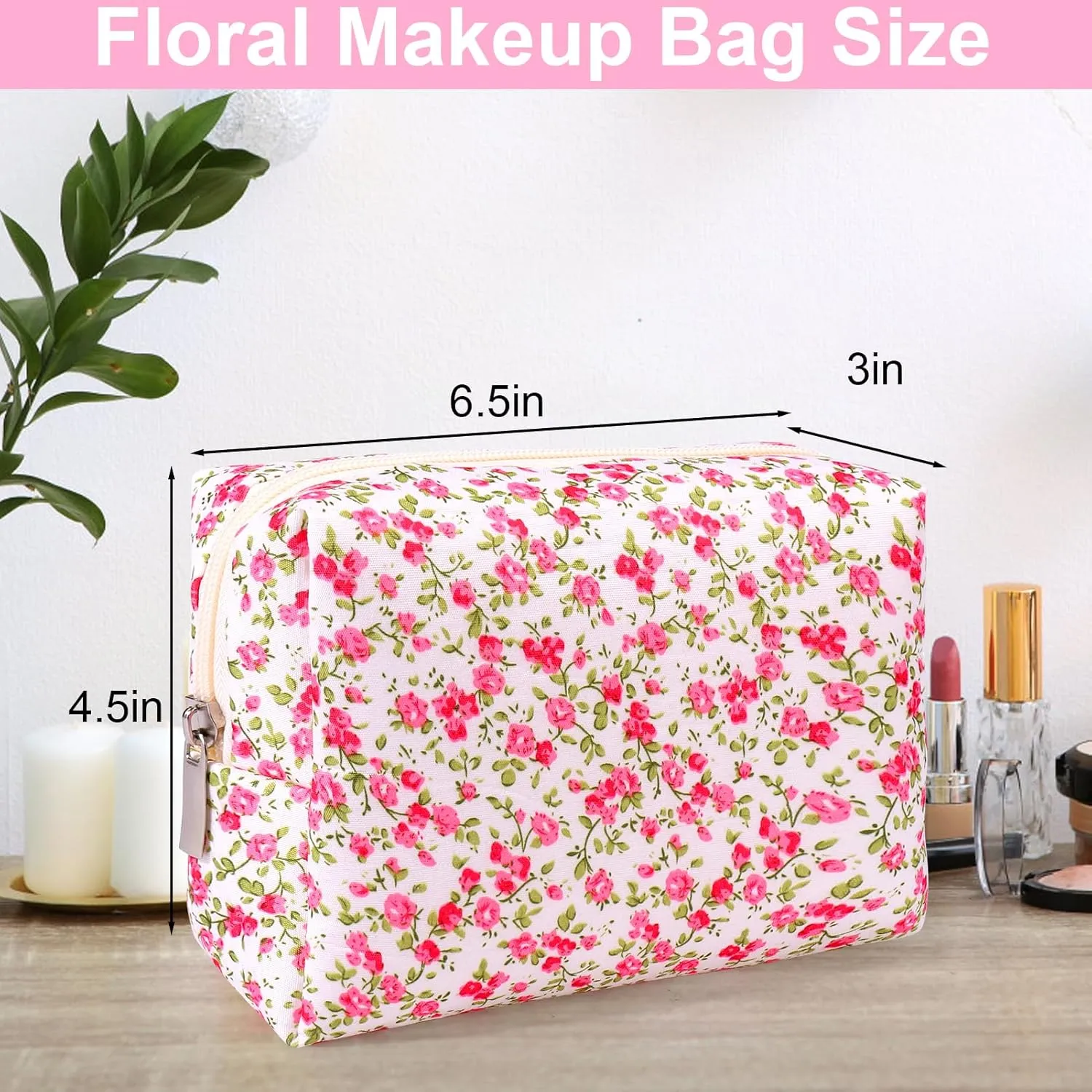 BUSOHA Small Makeup Bag for Purse,