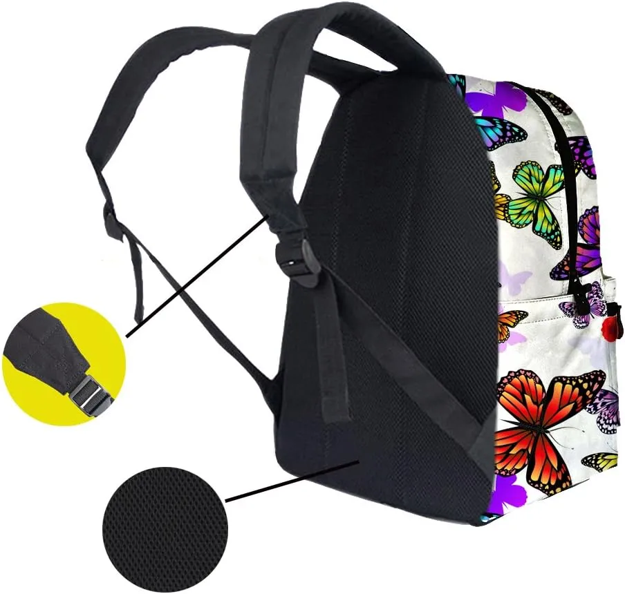 Butterfly School Bag Rucksack Backpack 15.5Inch