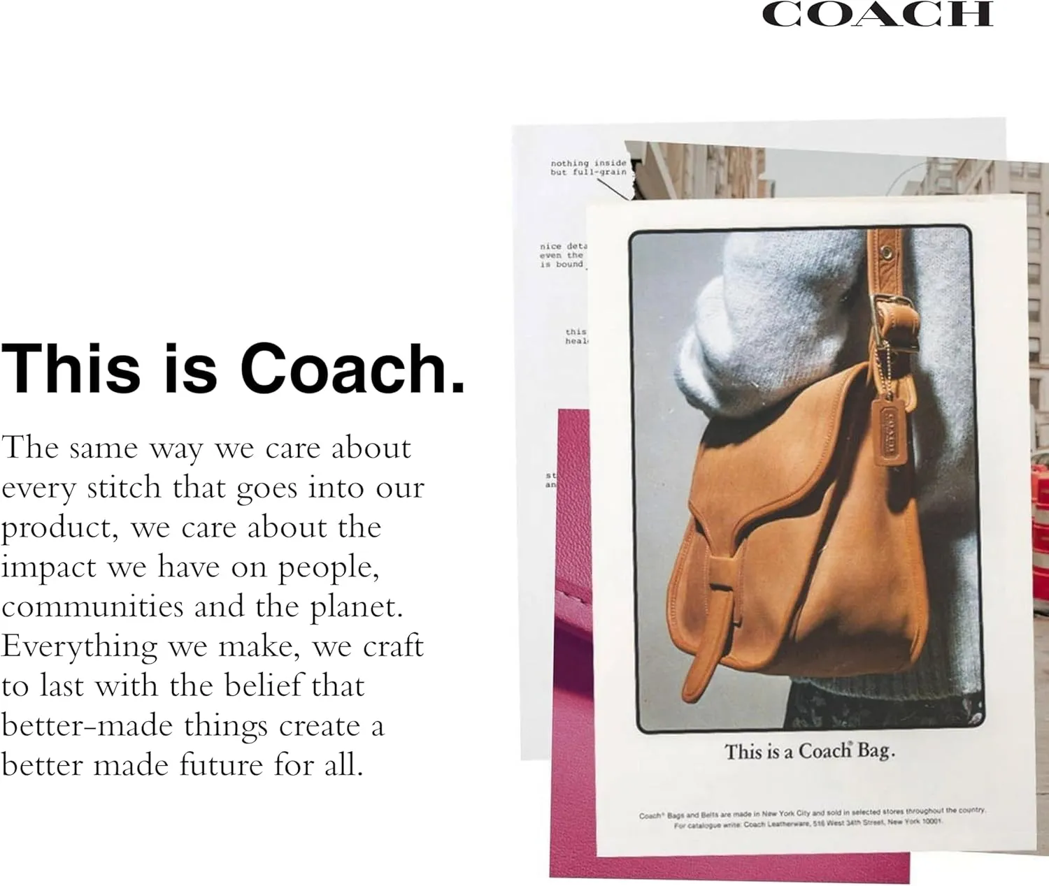 Coach Canvas Tote