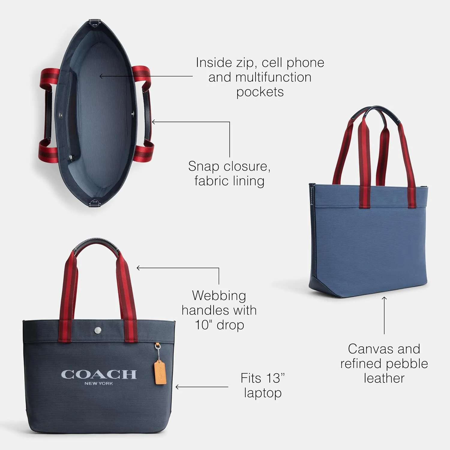 Coach Canvas Tote