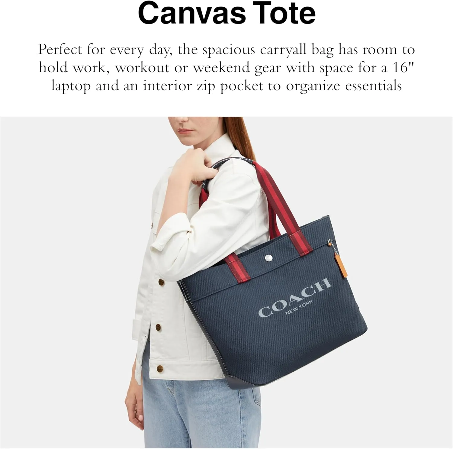 Coach Canvas Tote