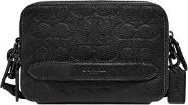 Coach Charter Crossbody in Signature Leather, Black