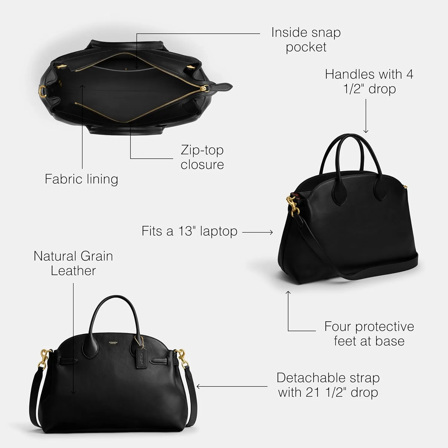 Coach Soft Empire Carryall 40