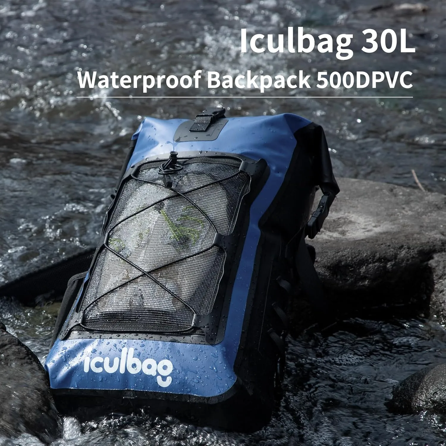 Dry Bags Waterproof Backpack for Women Men Travel Dry Bag Backpack Warterproof Bag for Kayaking Beach Boating 30L/40L
