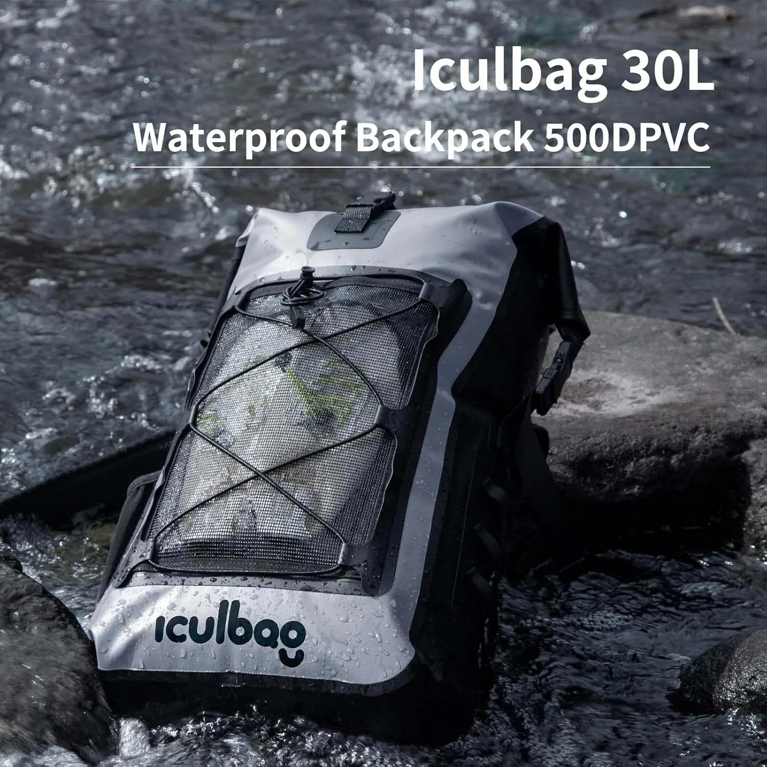 Dry Bags Waterproof Backpack for Women Men Travel Dry Bag Backpack Warterproof Bag for Kayaking Beach Boating 30L/40L