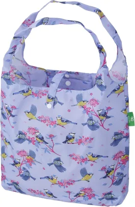ECO CHIC Foldable Reusable Grocery Bags - Lightweight, Recycled & Reusable Shopping Bag - Waterproof Packable Tote