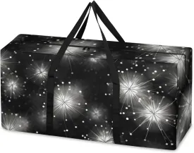 Extra Large Moving Bags Flying Dandelion Storage Bags with Handles and Zippers Large Packing Bags for Space Saving Storage Totes Moving Supplies