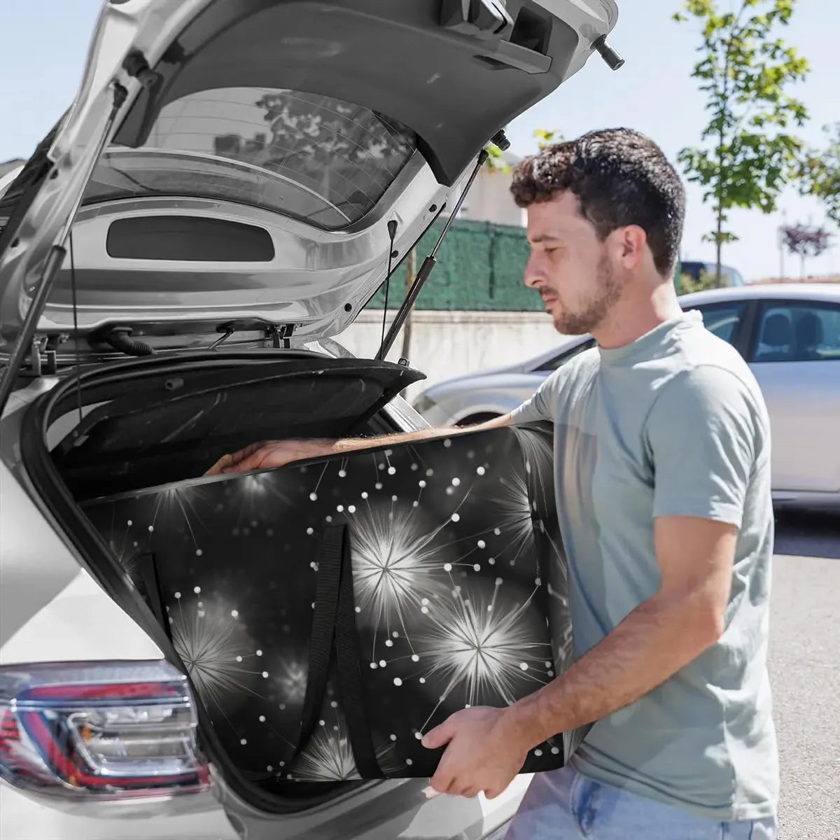 Extra Large Moving Bags Flying Dandelion Storage Bags with Handles and Zippers Large Packing Bags for Space Saving Storage Totes Moving Supplies