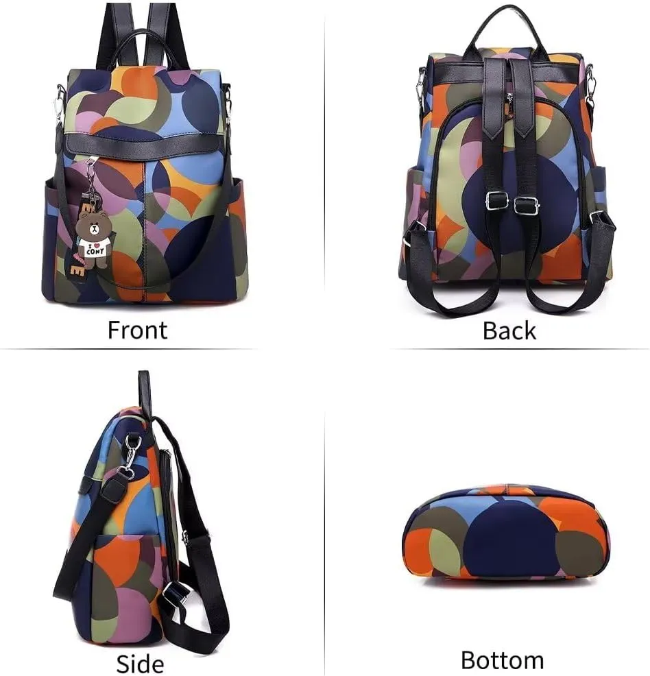 Fashion Backpack Purse for Women Waterproof Large Leather Anti-theft Travel Hiking Backpack Shoulder Bag Handbag