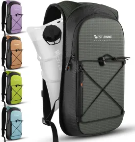 Hydration Backpack with TPU Hydration Bladder, Lightweight Hiking Water Backpack, Hydration Pack with 2L Water Bladder for Running, Cycling Climbing Camping Outdoor Sports