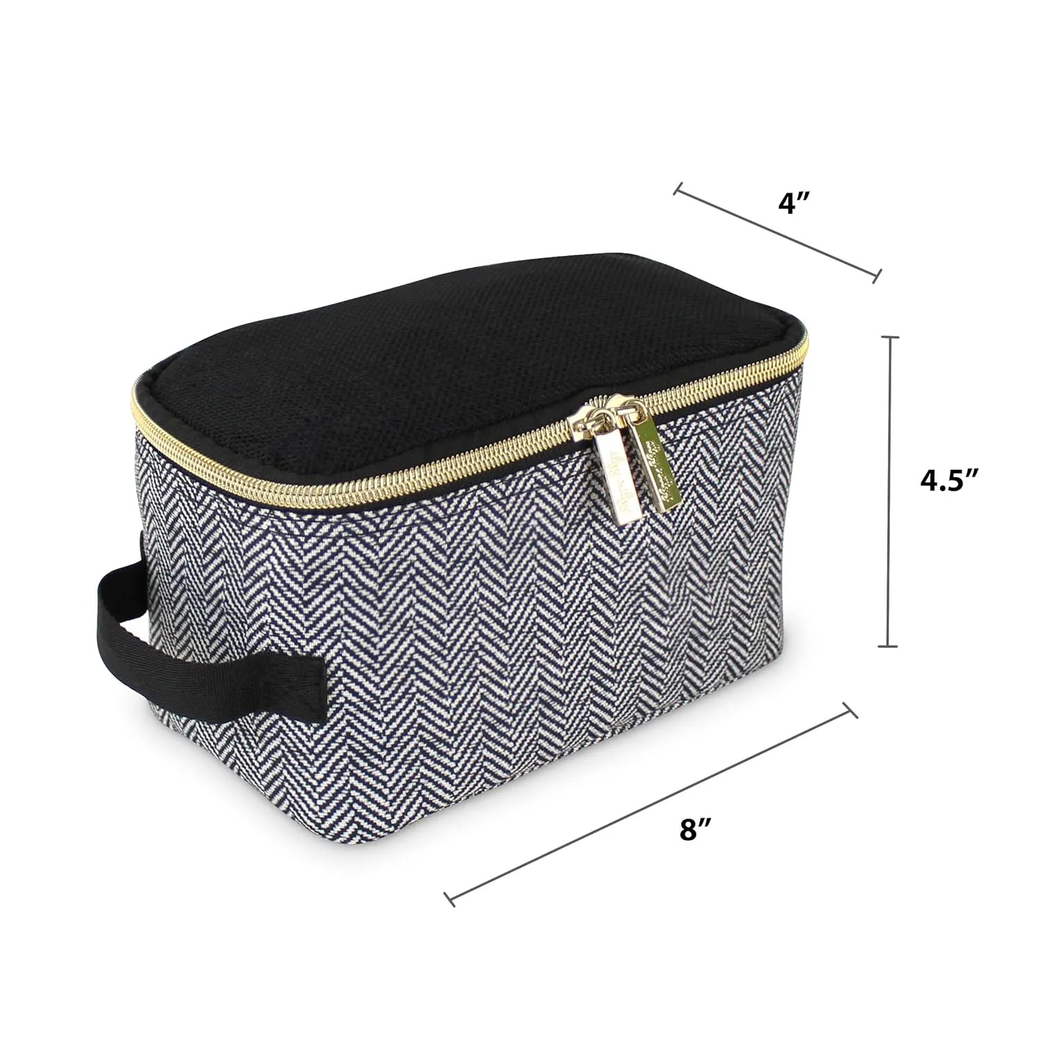 Itzy Ritzy Packing Cubes For Travel  Set of 3 Packing Cubes or Travel Organizers; Each Cube Features a Mesh Top, Double Zippers and a Fabric Handle (Coffee and Cream)
