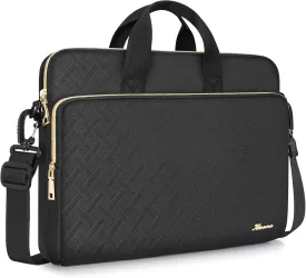 KIZUNA Laptop Sleeve Case 14 Inch Computer Shoulder Bag for 15" MacBook air M3 2024/Lenovo Flex 14/IdeaPad Flex 5/15.4 MacBook Pro/HP EliteBook 840 G5/Dell Latitude/14 Lenovo IdeaPad 3i Gen 6