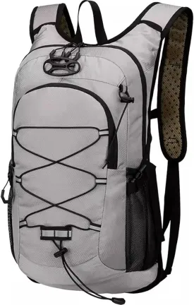 Lightweight Cycling Hydration Backpack,Large Capacity Pack for Travel,Hiking,Climbing,Skiing,Running Daypack for Men Women (Grey)