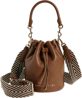 Marc Jacobs Leather Bucket Bag Crossbody (Cognac)
