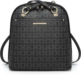 MKP COLLECTION Womens Convertible Backpack Purse Multi-Pocket Handbag Fashion Designer Ladies Shoulder Bag for Travel Work