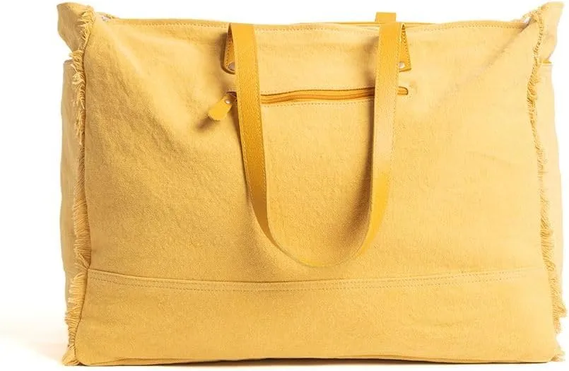 Myra Bag Western Leather Weekender Bag for Women - Upcycled Shoulder Handbag