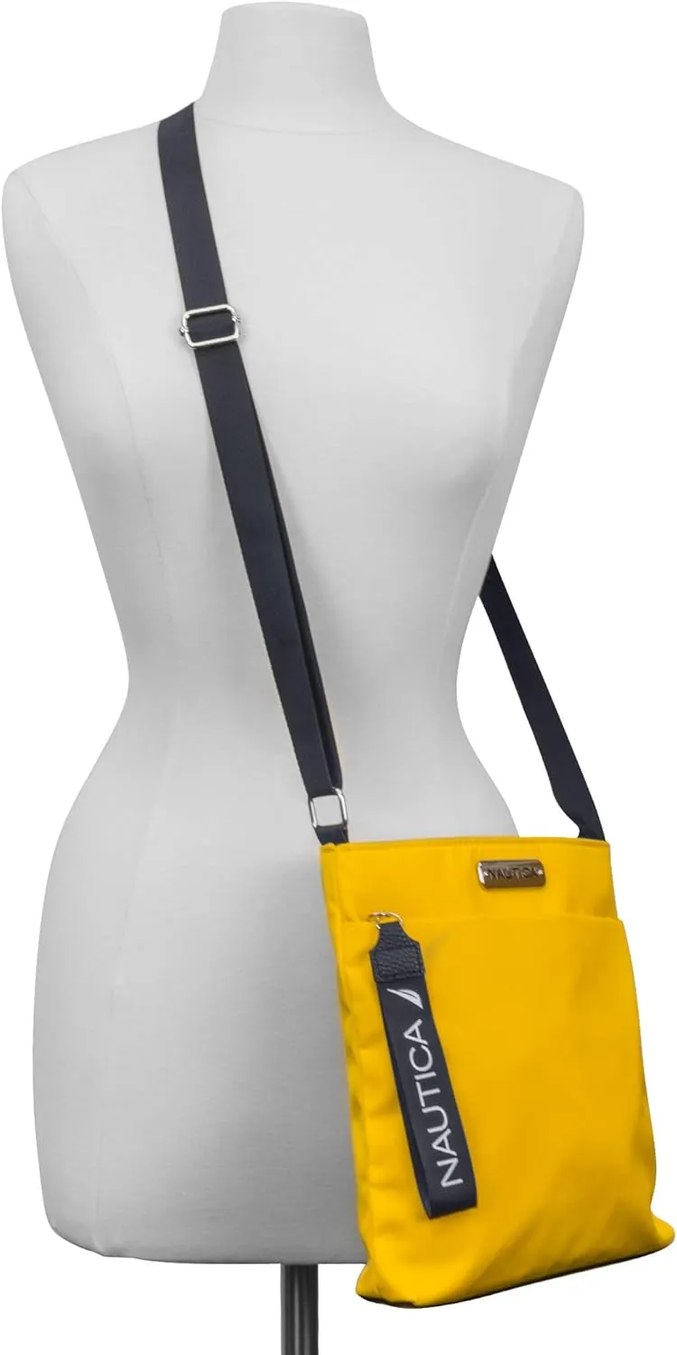 Nautica Diver Nylon Small Women's Crossbody Bag Purse with Adjustable Shoulder Strap
