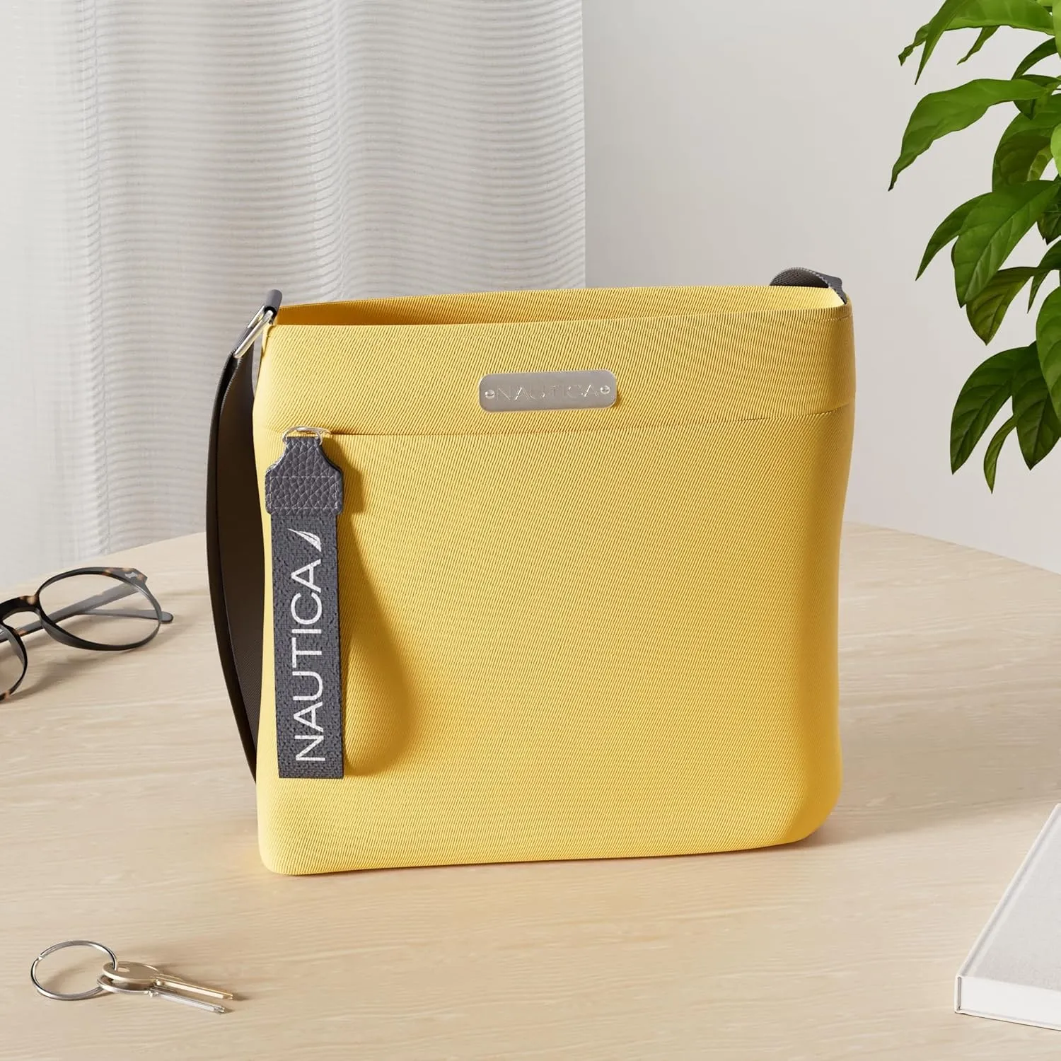 Nautica Diver Nylon Small Women's Crossbody Bag Purse with Adjustable Shoulder Strap