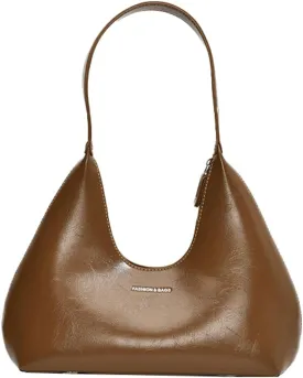 Premium PU Leather Mini Shoulder Bag Trendy Top Handle Purse Causal Hobo Tote Bag for Women Chic Y2K Satchel Purse 2024