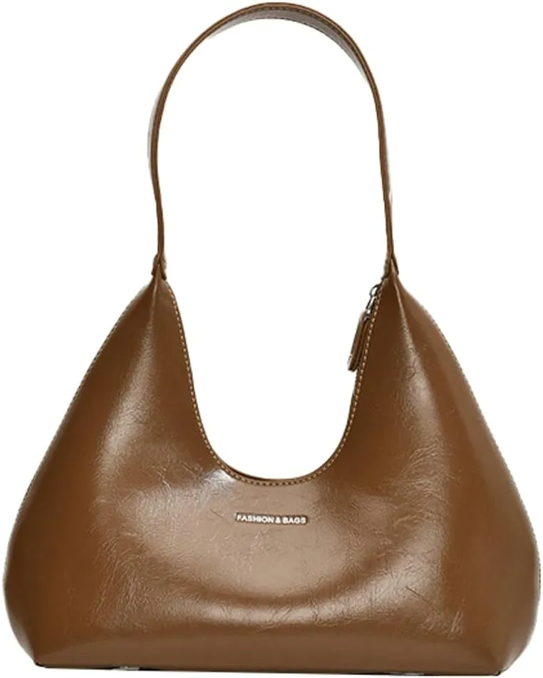 Premium PU Leather Mini Shoulder Bag Trendy Top Handle Purse Causal Hobo Tote Bag for Women Chic Y2K Satchel Purse 2024