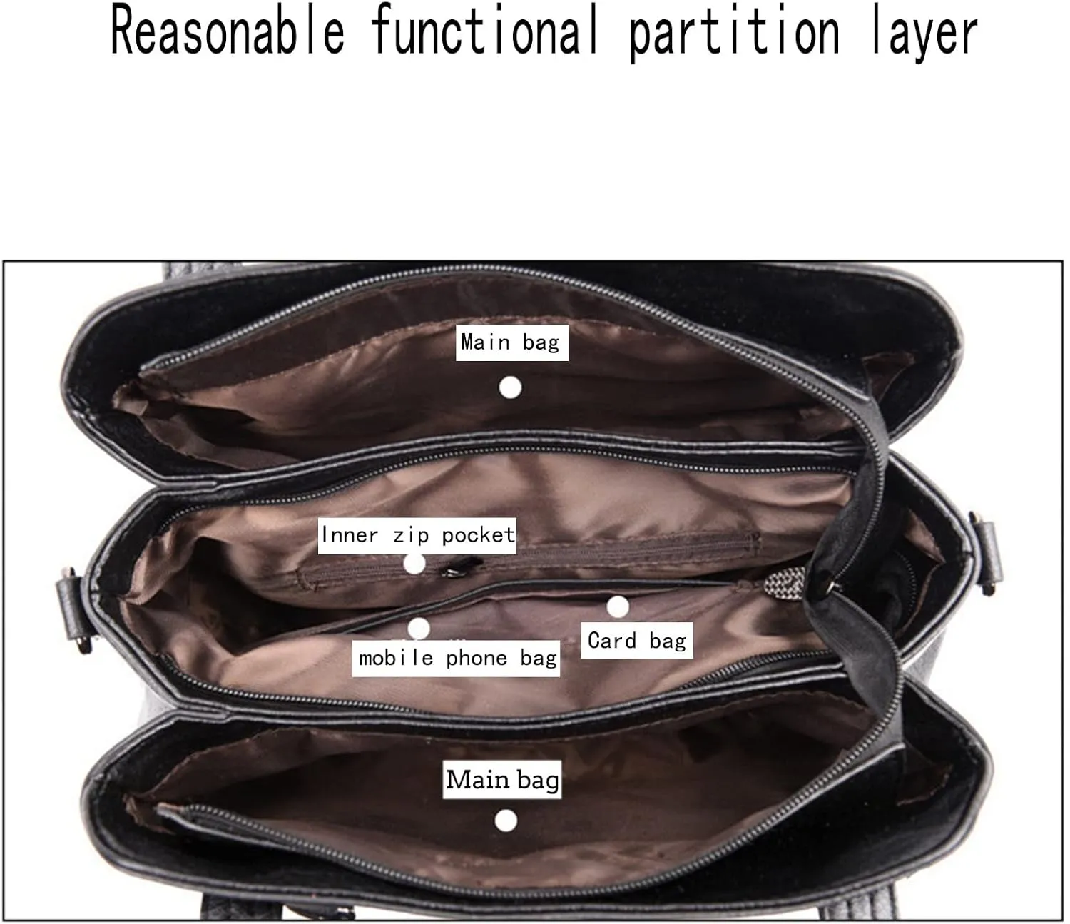 Tote Bag For Women Ladies Large Capacity Hobo Handbag Soft Leather Woman Messenger Bags Luxury Purses Crossbody Handbags