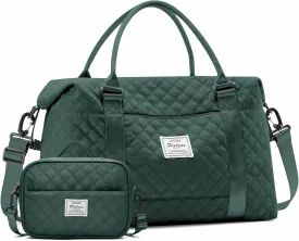 Travel Bag for Women - Overnight Duffel Weekender with Toiletry & Gym Bag, Personal Carry On
