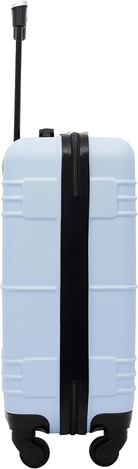 Travelers Club Richmond Spinner Luggage, Blue, Carry-On 22-Inch