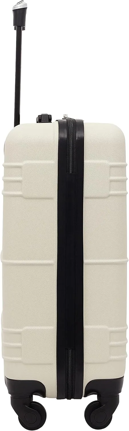 Travelers Club Richmond Spinner Luggage, Bone, Carry-On 22-Inch