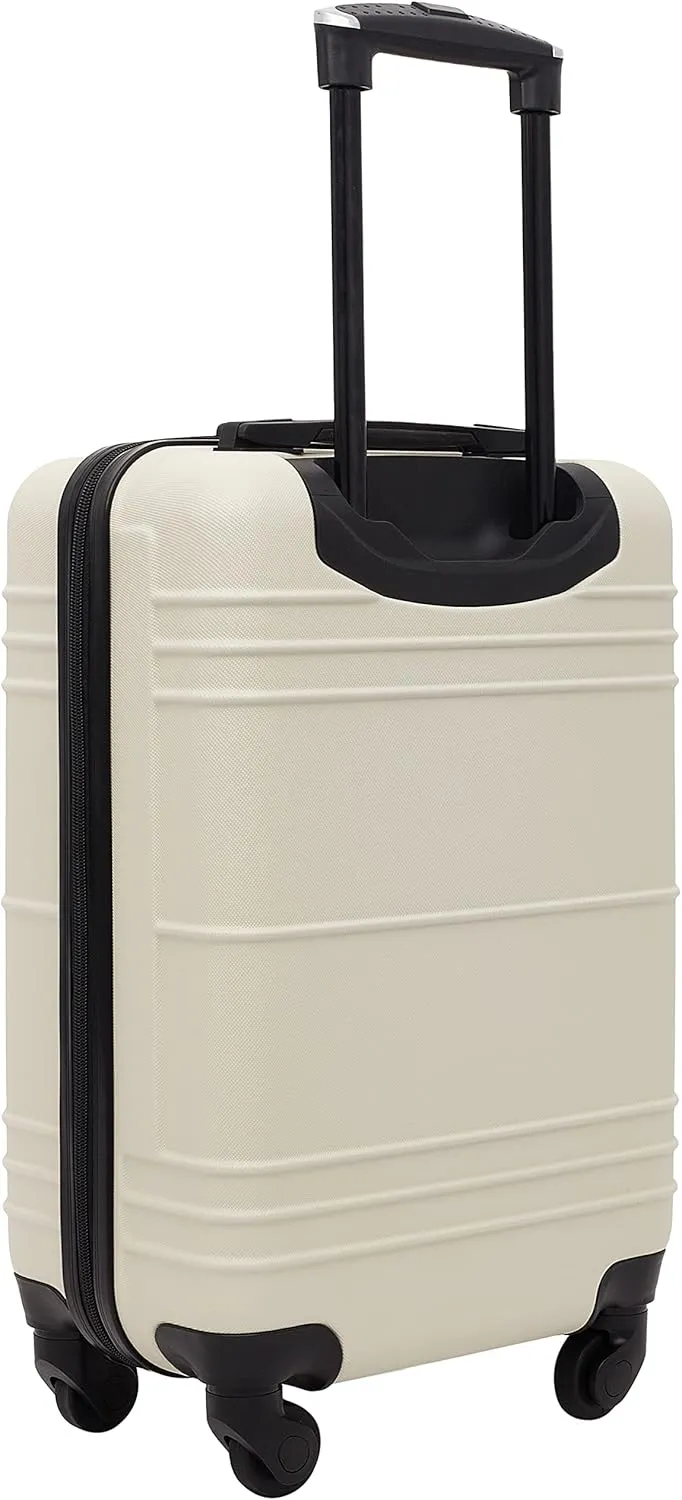 Travelers Club Richmond Spinner Luggage, Bone, Carry-On 22-Inch