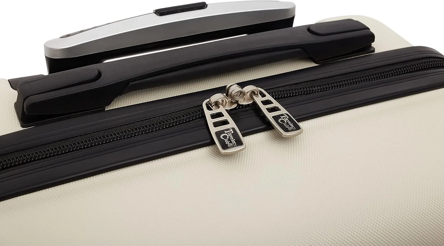 Travelers Club Richmond Spinner Luggage, Bone, Carry-On 22-Inch