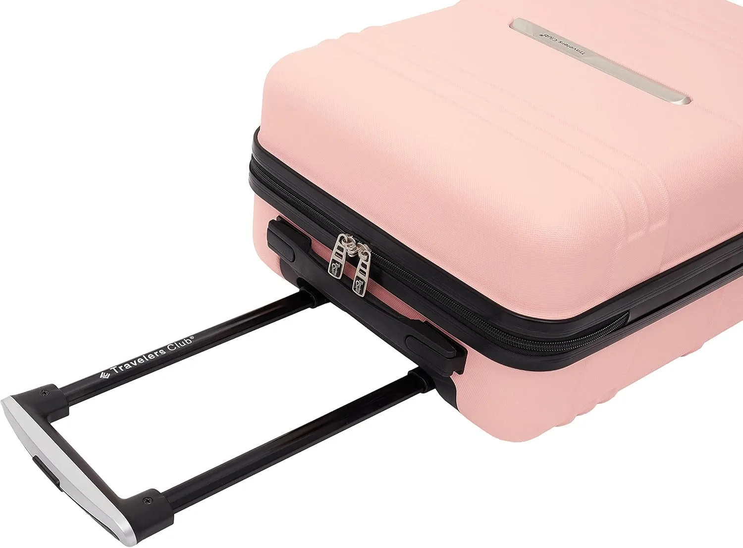 Travelers Club Richmond Spinner Luggage, Rose Gold, Carry-On 22-Inch