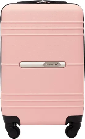 Travelers Club Richmond Spinner Luggage, Rose Gold, Carry-On 22-Inch