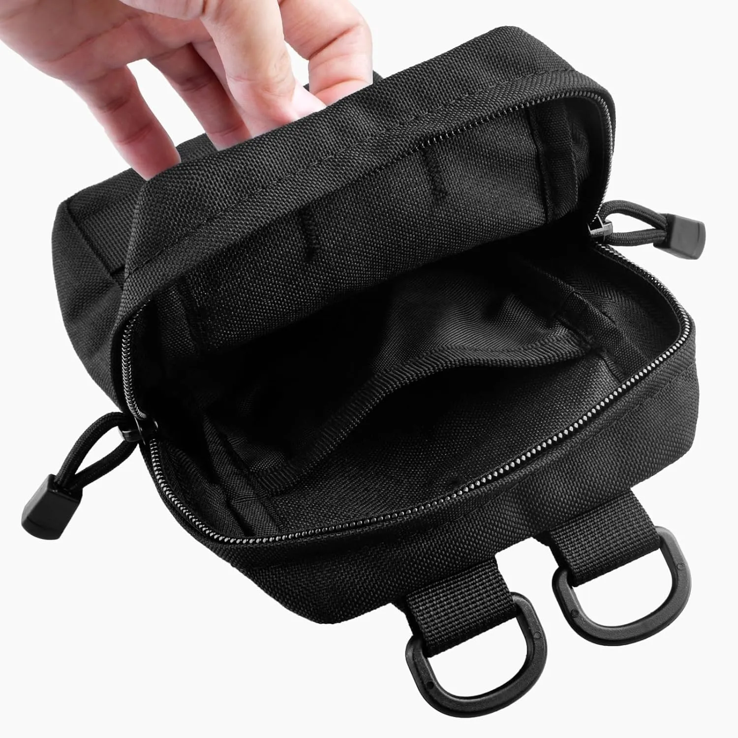 TRIWONDER Tactical Cigarette Pouch Molle Small Military Bag Battery Cigarette Case EDC Utility Card Holder Lighter Slot Mini Cigar Waist Pack