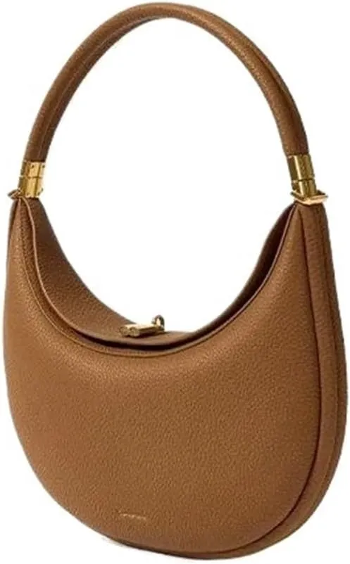 Women's Armpit Dumpling Bag, Genuine Leather Handbag, Crescent Shaped Armpit Handbag, Women's Crossbody Bag