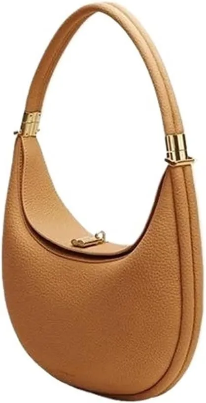 Women's Armpit Dumpling Bag, Genuine Leather Handbag, Crescent Shaped Armpit Handbag, Women's Crossbody Bag