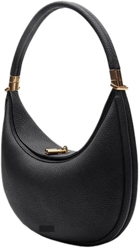 Women's Armpit Dumpling Bag, Genuine Leather Handbag, Crescent Shaped Armpit Handbag, Women's Crossbody Bag